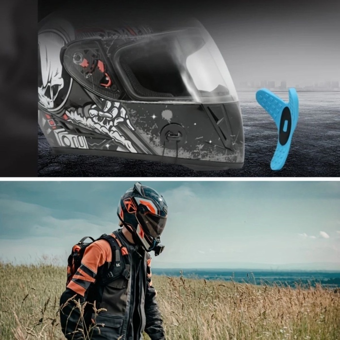 Motorsiklet Kask Önü Takılan Telefon Tutucu Aksiyon Kamerası Takılabilen Aparat (5343)