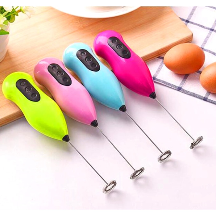 Mini Pilli Karıştırıcı ve Köpürtücü El Mikseri (5343)