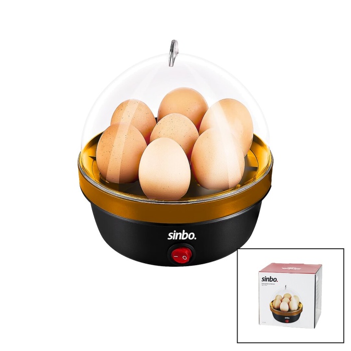 ELEKTRİKLİ YUMURTA PİŞİRME MAKİNESİ 7 YUMURTA=NORMAL - RAFADAN - KATI 350W SEB-5806 (5343)