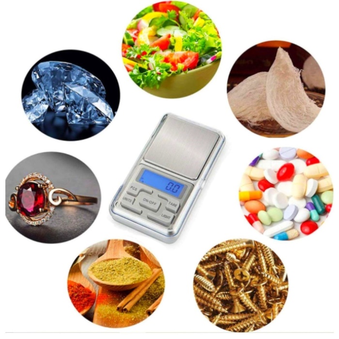 Dijital Hassas Elektronik Cep Terazi Tartı 500 Gr 0.01 Gr Hassasiyet (5343)