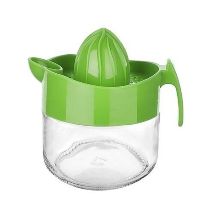 300ml Cam Hazneli Pratik Limon Narenciye Sıkacağı KC-405 (5343)