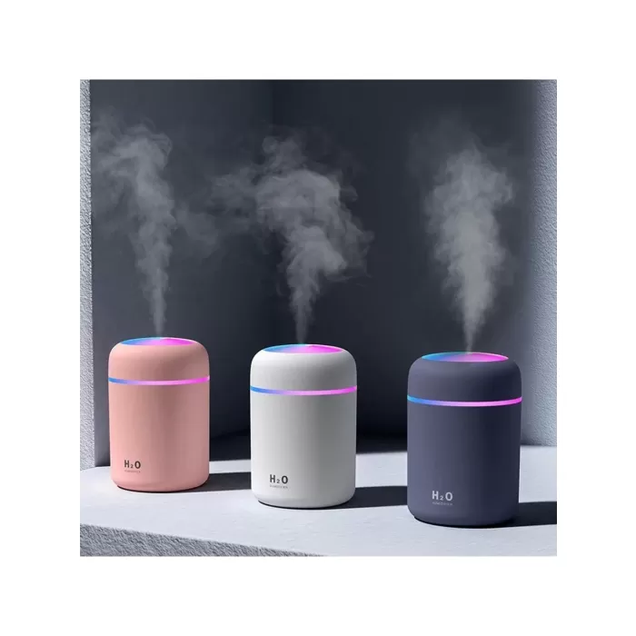 H2O LED Işıklı Mini Oda Hava Nemlendirici (5343)