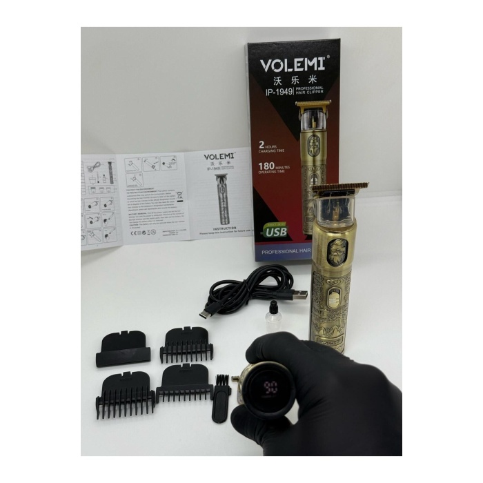 Dijital Göstergeli Saç Sakal Tıraş Makinesi - Sıfıra Yakın - IP-1949 (5343)