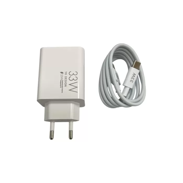 Usb Type-c 33W Şarj Aleti YK-SR68 (5343)