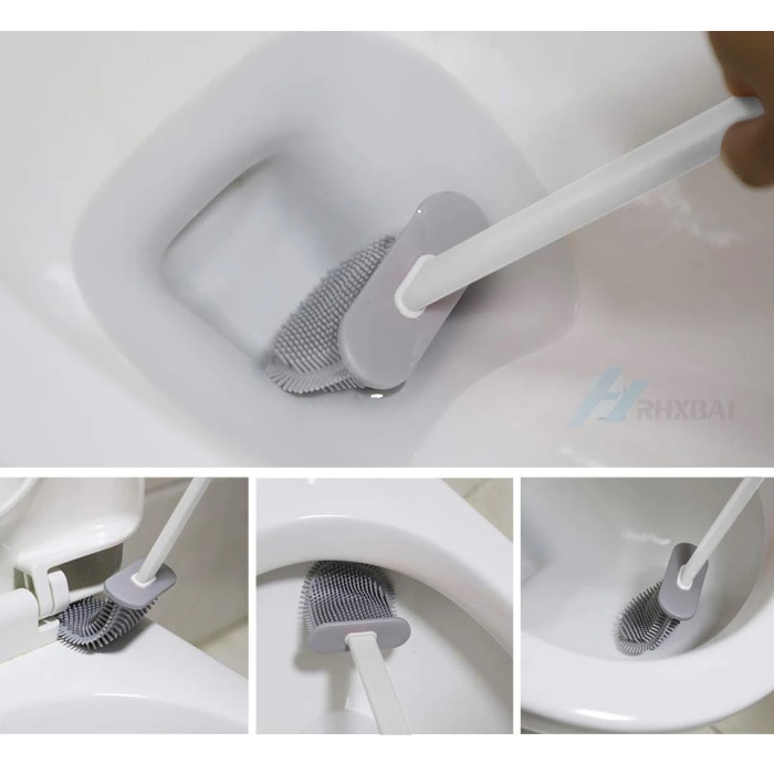 Hijyenik Klozet Temizleme Silikonu Esnek Fırça (5343)