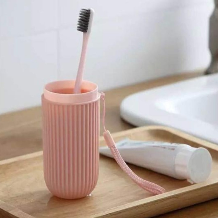 Seyahat Tipi Plastik Diş Fırçası Gözlük Kalem Fırça Erzak Saklama Kabı Düzenleme Kalemlik (5343)