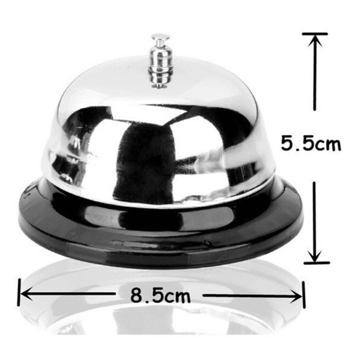 Masaüstü Dekoratif Otel Resepsiyon Görevli Çağırma Zili Çanı (5343)