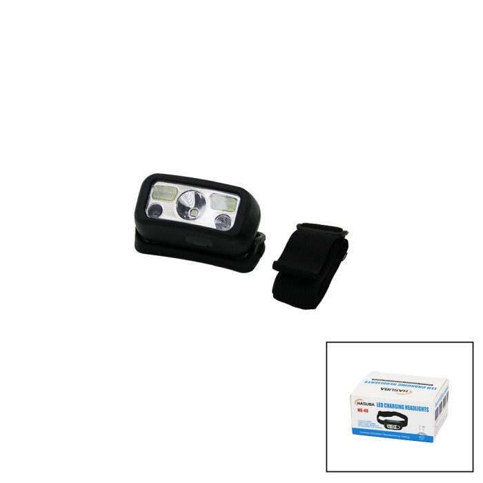 2IN1=TEK GÖZ LED - 2 GÖZ LED MİNİ KAFA LAMBASI FENER USB ŞARJLI (5343)