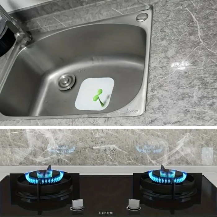 Mermer Desenli Sticker Folyo Atina Grisi 60CM*5MT (5343)