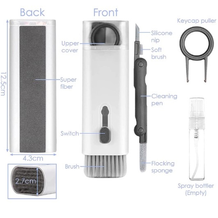 Çok Fonksiyonlu 7 Parça Airpods Klavye Ekran Kulaklık Temizleme Kiti (5343)