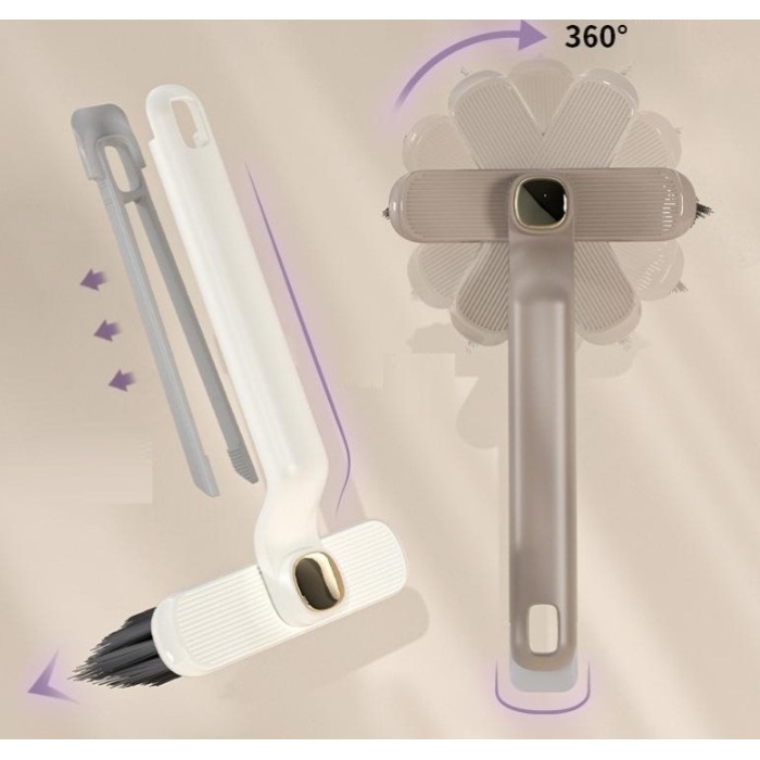 Döner Başlıklı Temizlik Fırçası Cımbızlı (5343)