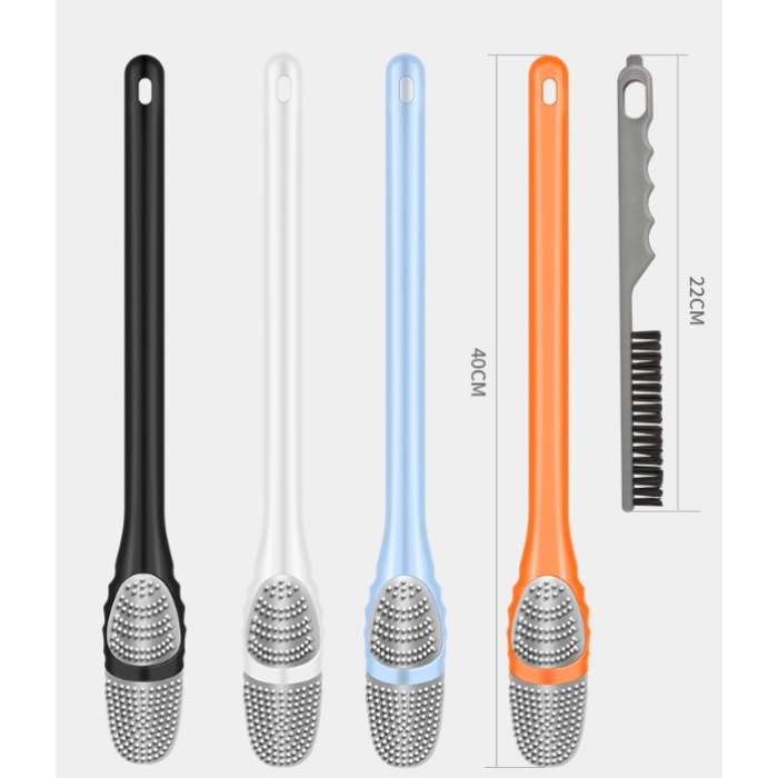 Ördek Tasarımlı Silikon Tuvalet ve İnce Detay Fırçası (5343)