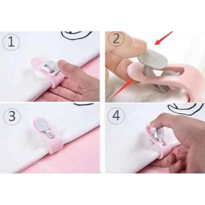 Mandallı Yorgan Sabitleme Klipsi 10 Adet (5343)