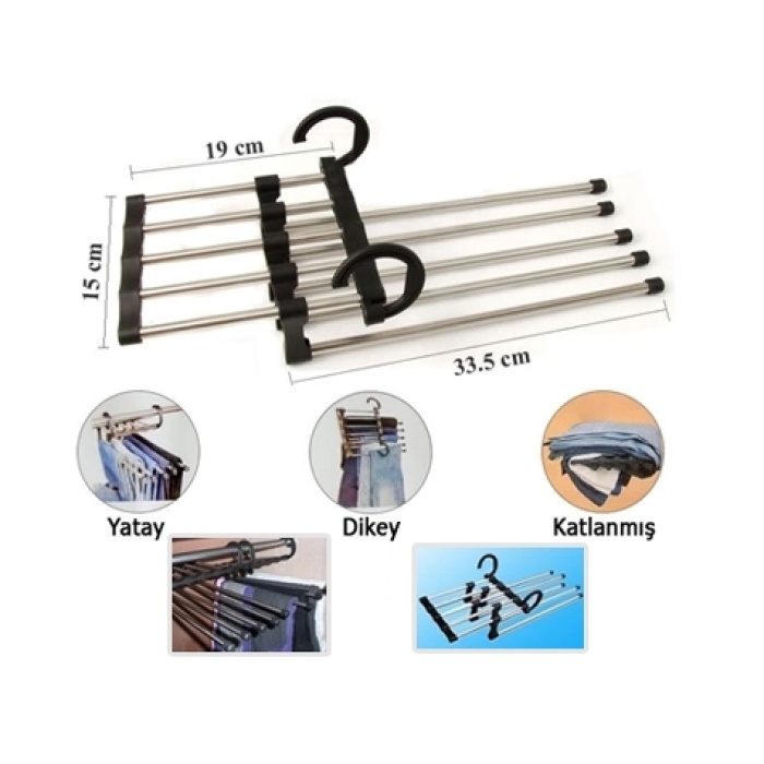 Magic Hanger 5in1 Pantolon Askısı (5343)