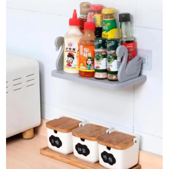 Kuğu Tasarımlı Kendinden Yapışkanlı Raf (5343)