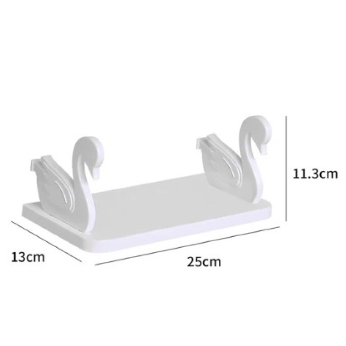 Kuğu Tasarımlı Kendinden Yapışkanlı Raf (5343)