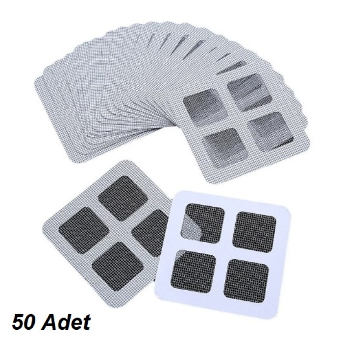 50 Adet Banyo Gider Süzgeci, Sineklik Tamir Kiti (5343)