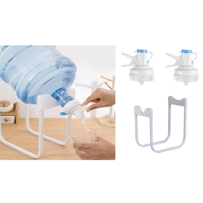 Damacana Musluk Başlığı ve Metal Ayak Stand Seti (5343)