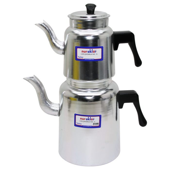 NO-5 LÜKS ALÜMİNYUM ÇAYDANLIK TAKIMI (5343)