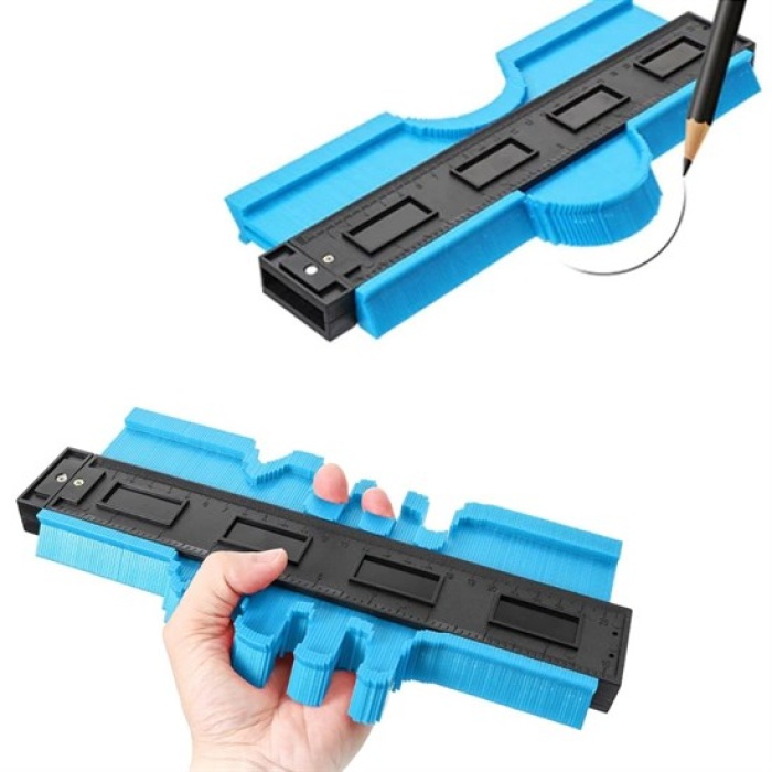 Kontur Ölçüm Cihazı Ahşap Fayans Şekillendirme Kalıbı 24 cm (5343)