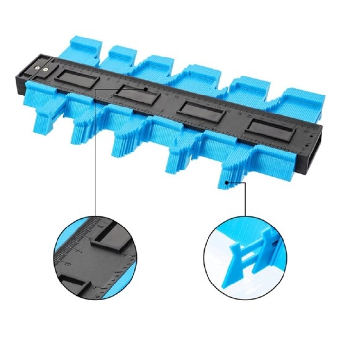 Kontur Ölçüm Cihazı Ahşap Fayans Şekillendirme Kalıbı 24 cm (5343)