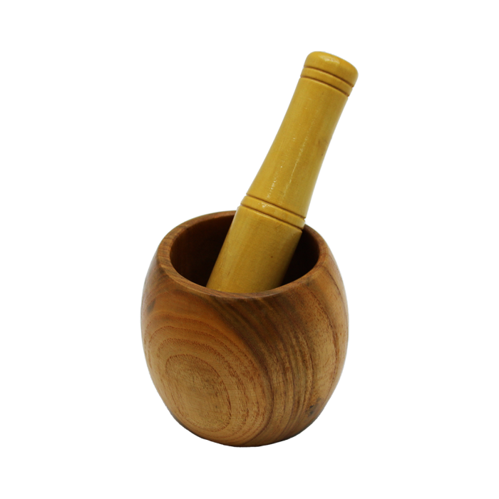 AHŞAP BAMBU HAVAN SARIMSAK DÖVECEK ÇAP: 8CM--DERİNLİK:5.5CM--YÜKSEKLİK:9.5CM (5343)