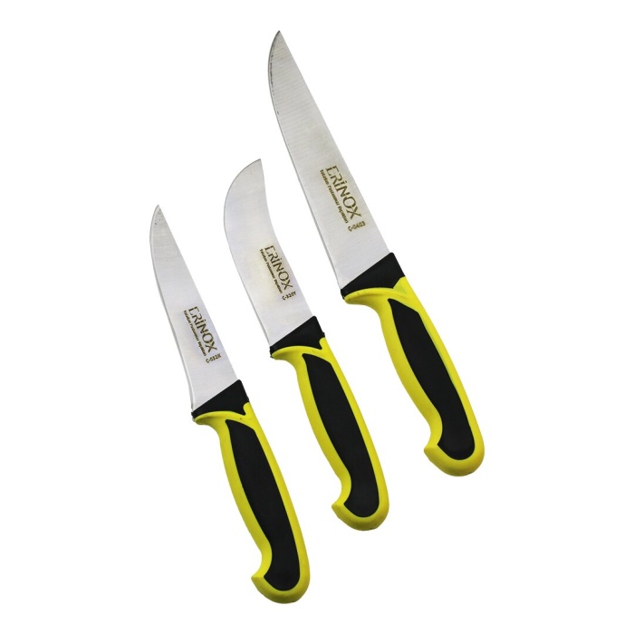 3PCS KURBAN BIÇAK SETİ Ç-032K--Ç-320Y--Ç-0403 KEMİK SIYIRMA- DERİ SOYMA=YÜZME- KURBAN BIÇAK BRKT-092673 (5343)