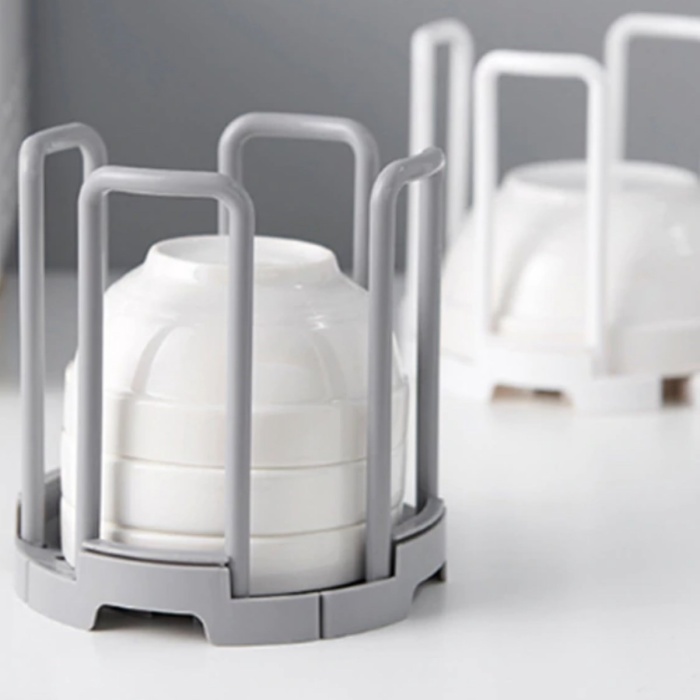 Tabak Bardak Kase Standı Bulaşık Kurutma Tutucu Mutfak Düzenleyici Organizatör (5343)