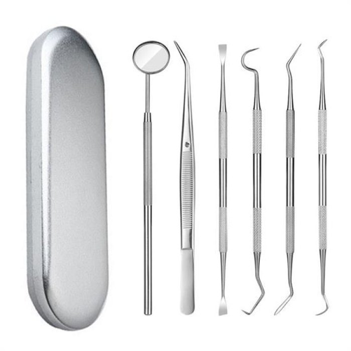 6 Parça Kutulu Ağız Bakımı Diş Bakım Seti Ağız Hijyen Takımı (5343)