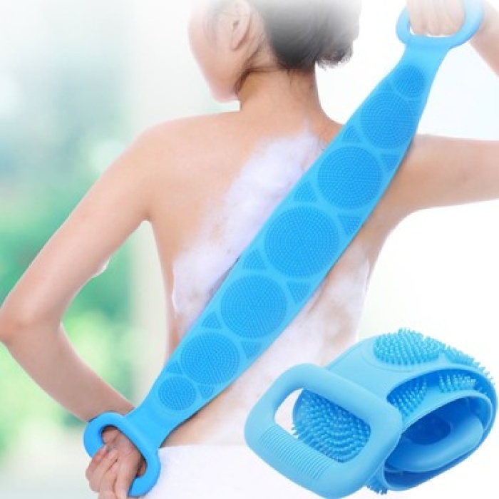 Silikon Sırt Kesesi 60 Cm Sırt Keseleme Fırçası Banyo Duş Lifi (5343)