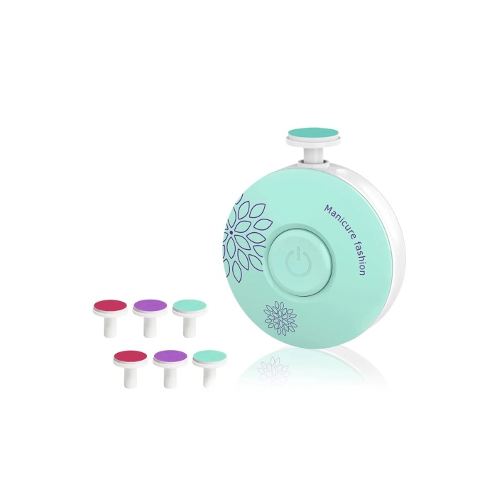 6 Başlıklı Pilli Tırnak Törpüsü ( Bebekler Kullanılabilir )  (5343)