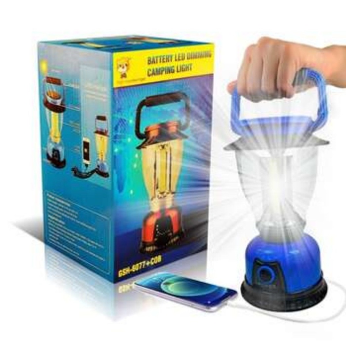 Ledli Kamp Lambası Pilli Ayarlı LED Işıldak Aydınlatma (5343)