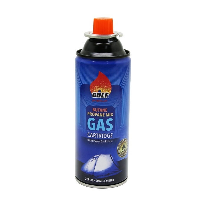 GOLF GAS PREMİUM BUTANE PROPANE MIX UZUN GAZ KARTUŞU 227GR/400ML (5343)
