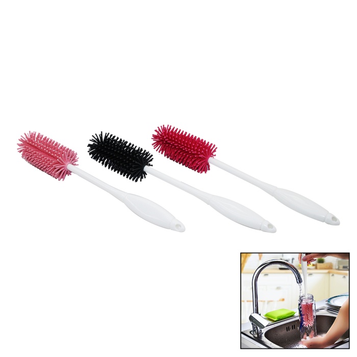 ŞİŞE - BİBERON TEMİZLEME FIRÇASI SİLİKON TERMOS - SÜRAHİ - KAVANOZ - KETTLE - MATARA (5343)