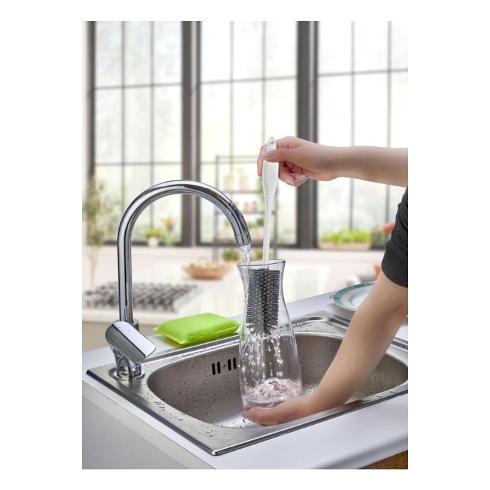 Silikon Şişe Biberon Konserve Kavanoz Matara Temizleme Fırçası Çok Amaçlı Temizleme Fırçası Bpa Free (5343)