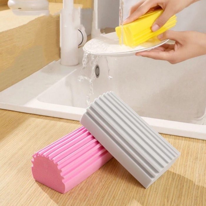 Nemli Silgi Süngeri Banyo,Mutfak ve Araba İçin Temizlik Süngeri (5343)