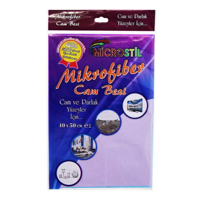 40X50CM MİKROFİBER TEMİZLİK CAM BEZİ (5343)