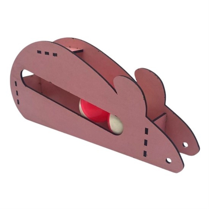 Fare Kedi Oyunu Ahşap 2 Toplu Kedi Oyuncağı Tahta Kedi Oyunu Tahta Fare Ve Toplu Oyuncak (5343)