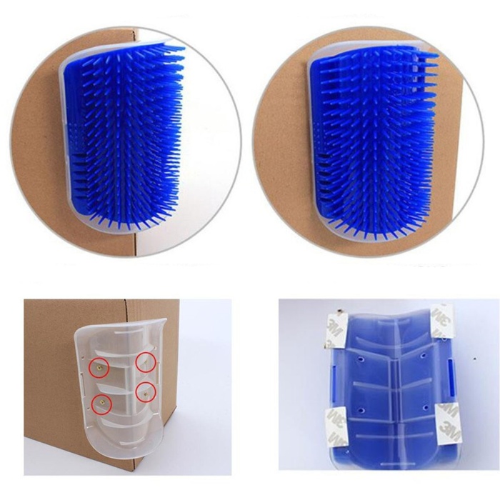 Pratik Kedi Tüyü Kaşıma Ve Tarama Aparatı Duvara Monte Kaşıma Aleti (5343)