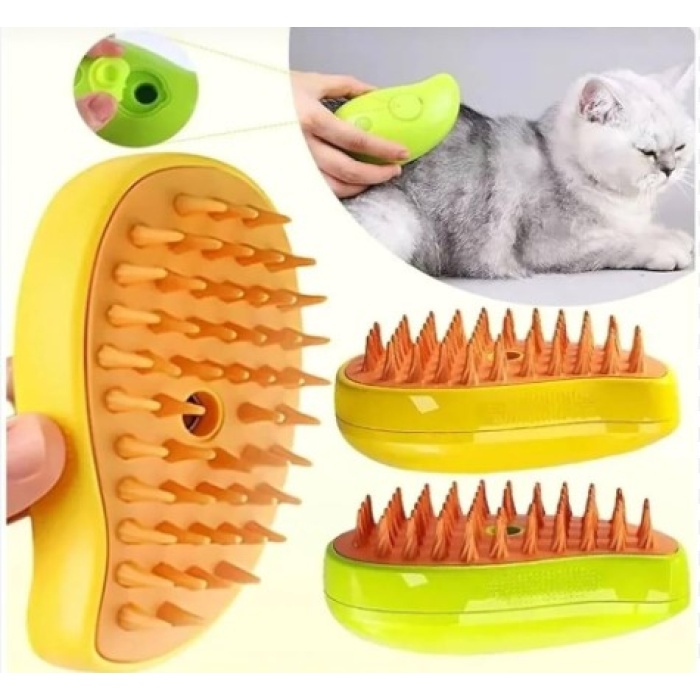 Şarjlı Soğuk Buharlı Kedi Köpek Fırçası Tarağı (5343)