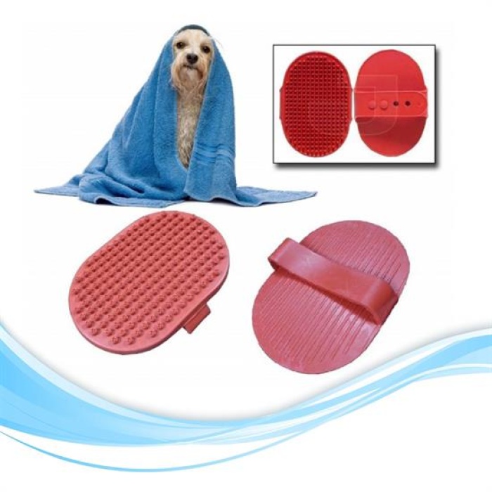 Ergonomik Masajlı Evcil Hayvan Kedi Köpek Yıkama Fırçası Aparatı (5343)