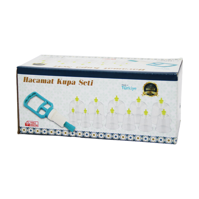 12 PARÇA  HACAMAT KUPA MASAJ SETİ (5343)