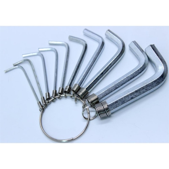 Allen Anahtar Takım Altı Köşeli 10 Parça Alyan (5343)