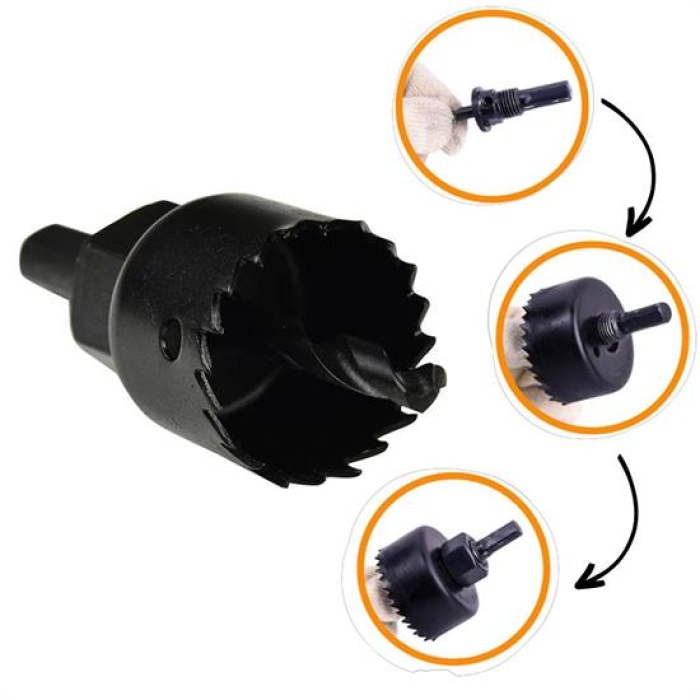 6 Parça Demir Ahşap Alçıpan Delme Buat Açma Seti (5343)