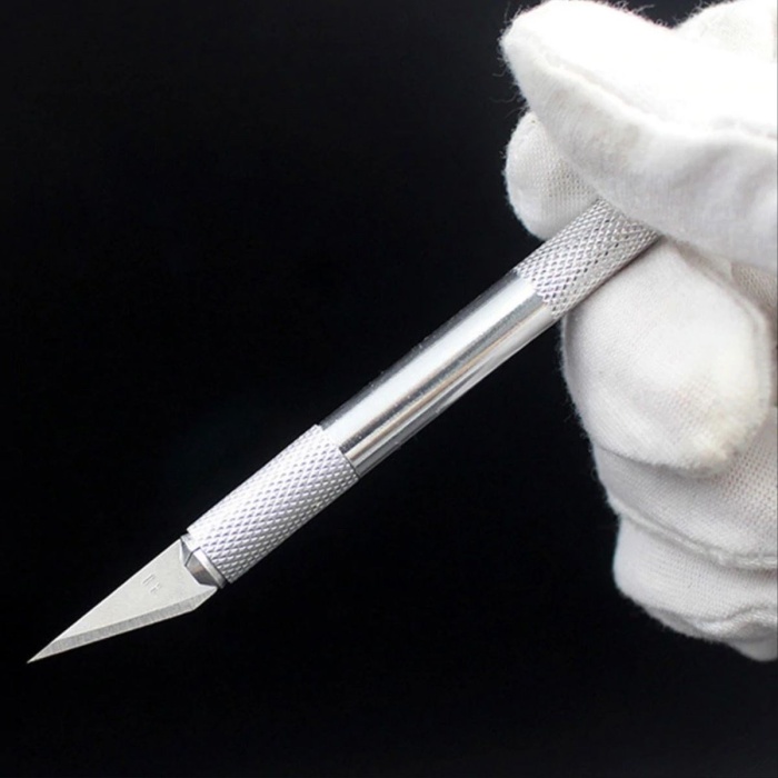 Zanaat 16 Parça Hobi Gravür Ahşap Heykel Çömlek Oyma Şekil Verme 13 Maket Bıçak Neşter Seti (5343)