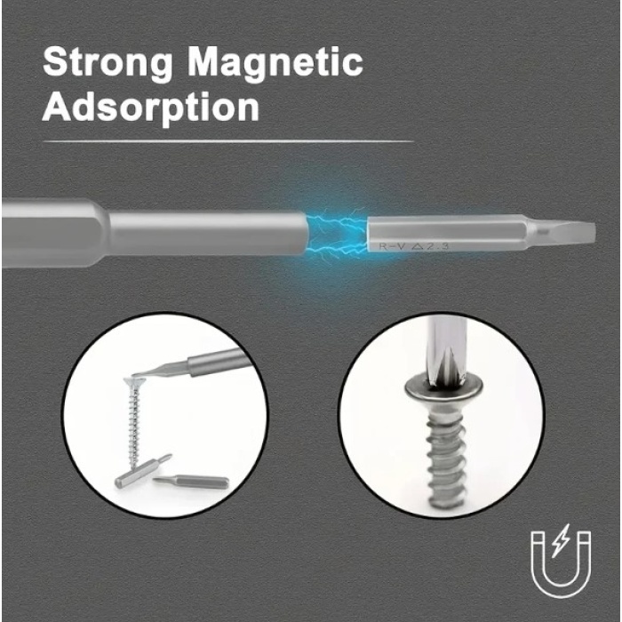25 Parça Çok Fonksiyonlu Hassas Tornavida Seti (5343)