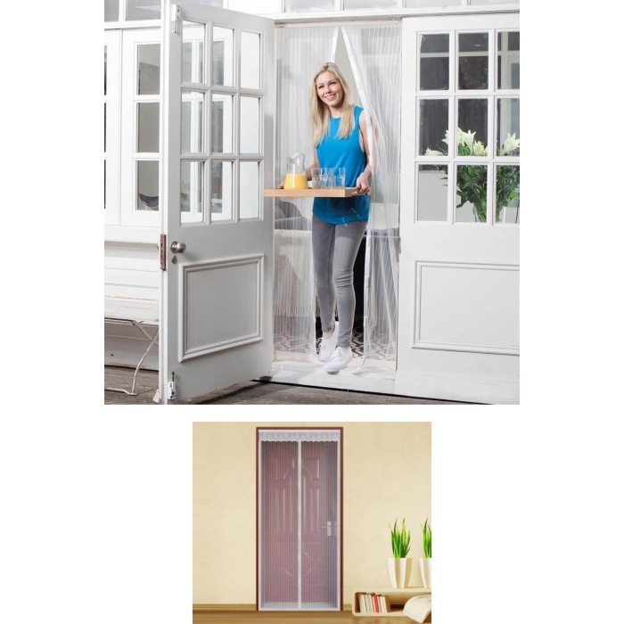 Mıknatıslı Kapı Sinekliği Tül Perde 105 x 205 cm (5343)