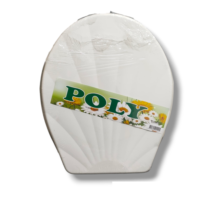 BEYAZ SERT KLOZET KAPAK BÜYÜK 36.5 x 42.5 cm (5343)