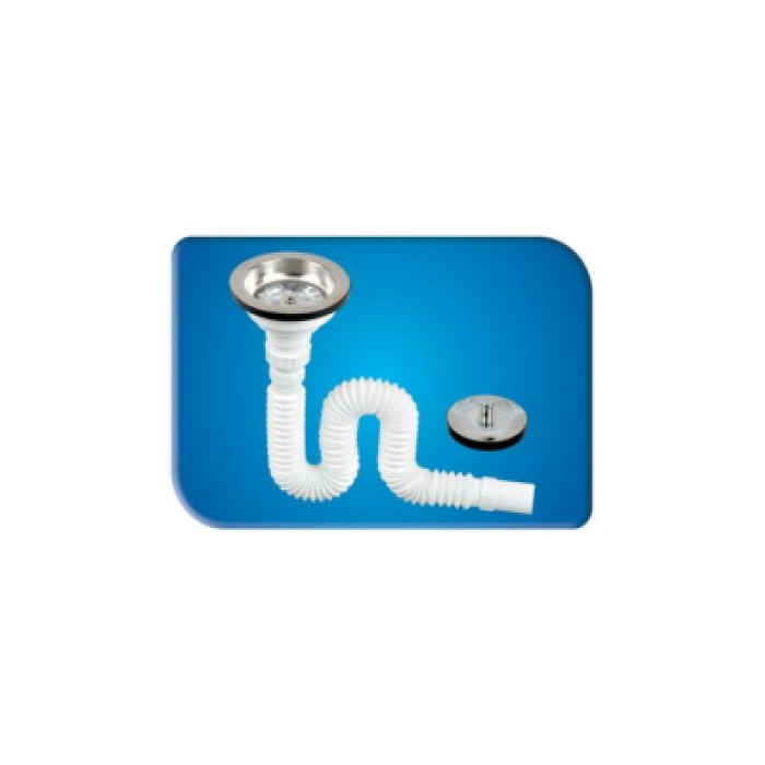 ÇÖPMAK KAFALI FİLTRELİ KÖRÜKLÜ SİFON (5343)