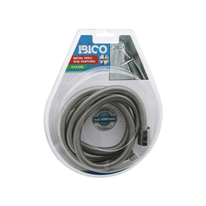 METAL YAYLI  DUŞ HORTUMU  150CM   VAKUMLU AMBALAJ   ANTİ TWİST=DOLANMAZ-KIVRILMAZ-KOPMAZ (5343)